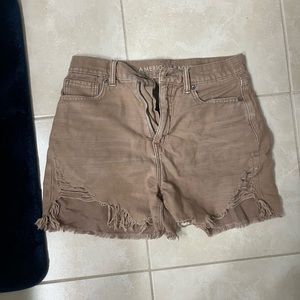 American Eagle Brown Denim Shorts
